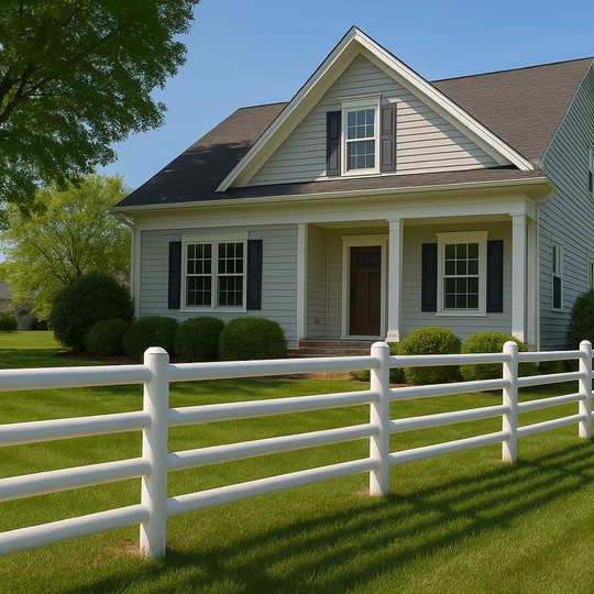 Villa fence A-fence 4 slats