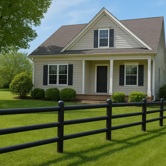 Villa fence A-fence 3 slats