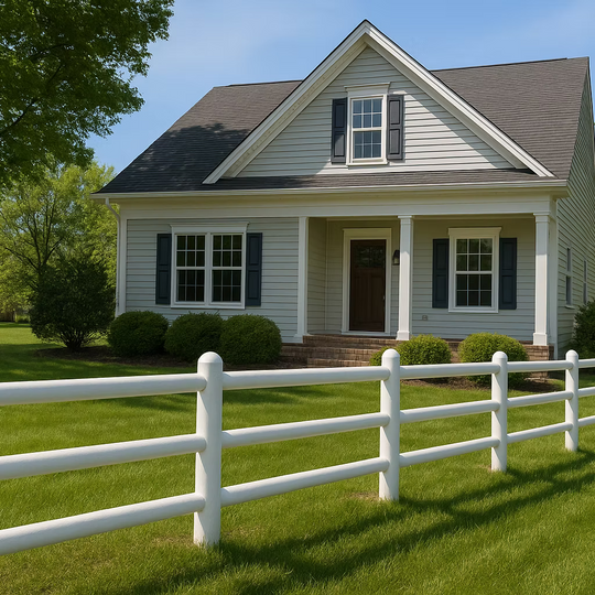 Villa fence A-fence 3 slats